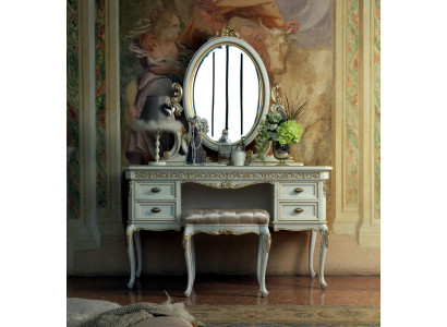 Coiffeuse Chambre Tabouret Ensemble de Commode Table Classique Console Miroir