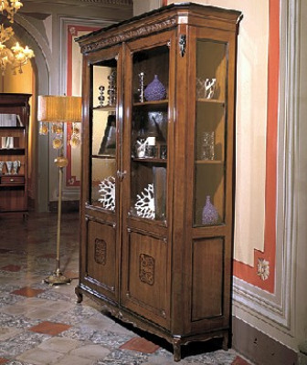 Vitrines Armoire en verre Vitrine en bois massif Mobilier de salon Buffet en bois massif