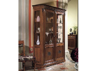 Vitrine en verre Armoire de design en bois Meuble neuf Vitrine Commodes Coffre de tiroirs