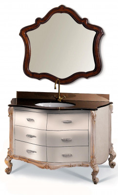 Conception de meubles de salle de bain salle de bain 2 pièces. Ensemble armoire lavabo éclairage