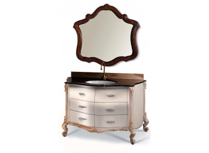 Conception de meubles de salle de bain salle de bain 2 pièces. Ensemble armoire lavabo éclairage