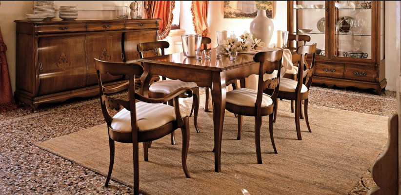 Salle à manger Salon Tables à manger Tables Table Meubles Table à manger Bois naturel Style rétro