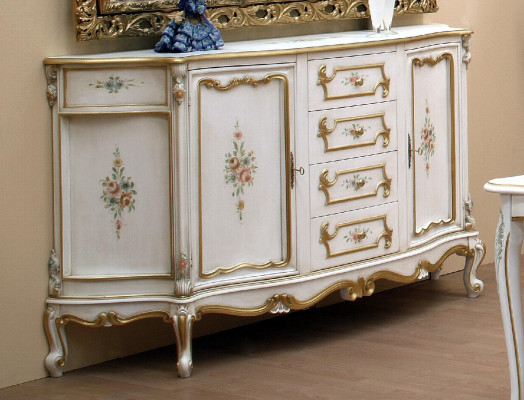 Commode Classique r Armoire Bois massif Meubles Buffet Mobilier Italien