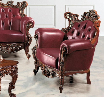 Fauteuil 90 x 82 cm Canapé Rembourrage Designer Cuir 1 Place Rembourrage Sièges Canapés neufs