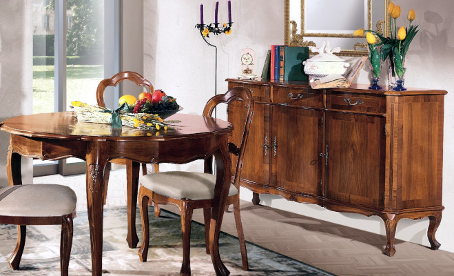 Armoire étagère salon luxe design en bois Commode Buffet marron Meuble