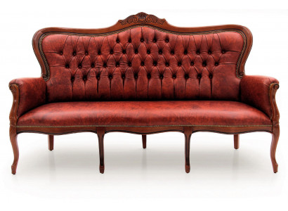 Canapé Trois Places Canapé Design Rembourrage Siège Canapés Mobilier de Salon Cuir 3 Places Classique