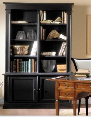 Séparateur d'étagères Étagères Buffet Vitrine en bois Meubles de luxe italiens Massif
