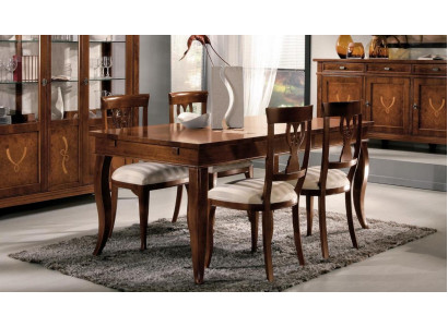 Deceptively real imitation wood dining table: design moderne et luxe pour votre salle à manger
