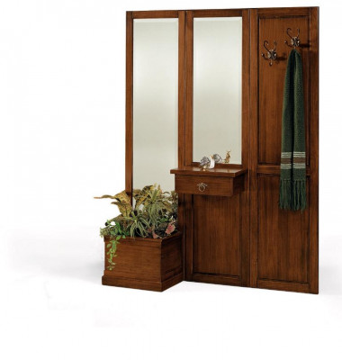 Armoire Portemanteau Étagère Armoire Vêtements Meubles Armoires Bahut Bois