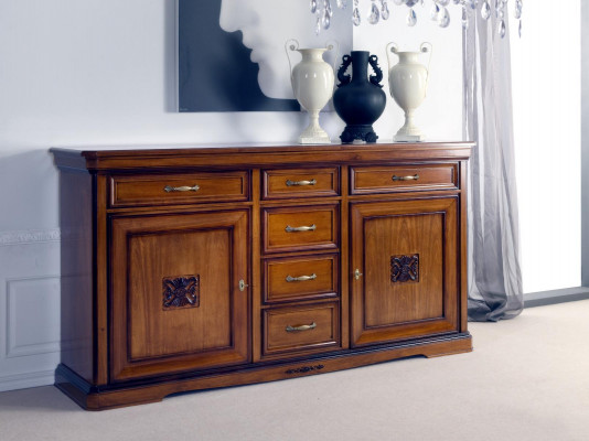 Commode Tiroirs Bois Commode Salon Buffet Armoire Armoires Solide neuf