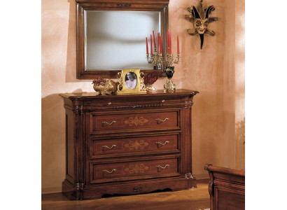 Buffet Bahut Commode 4 tiroirs Armoire à tiroirs en bois Buffet Commodes