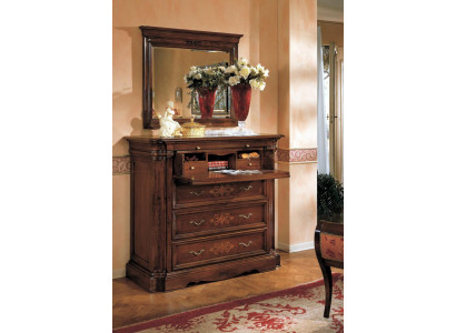 Buffet Buffet Bois Commode avec 4 tiroirs Armoire à tiroirs Armoire neuve