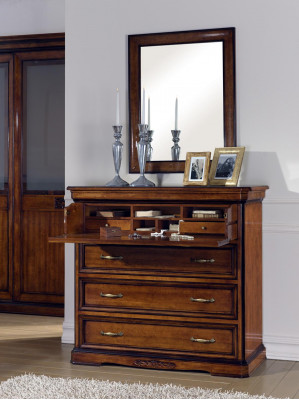 Buffet Commode Buffet Buffets Armoire en bois massif Mobilier Commodes Marron