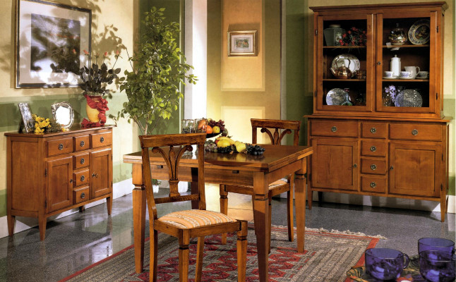 Buffet Vitrine Buffet Armoire Mobilier italien Ameublement Étagères Vitrines