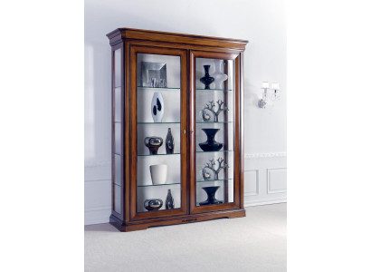 Salle de séjour Vitrine Armoire Livres Étagère Buffet Meubles Classiques Étagères Bois