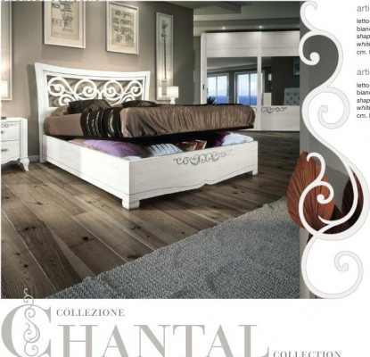 Cadre de lit e lit double Lit Lits de luxe Cadre de lit en bois Blanc Design Moderne nouveau
