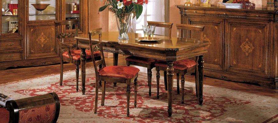 Table à manger en bois Salle à manger Tables Table Style ancien Meubles en bois massif neufs