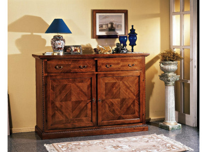 Commode Meuble en bois massif Commode Bahut Buffet Brun Bahuts Armoire
