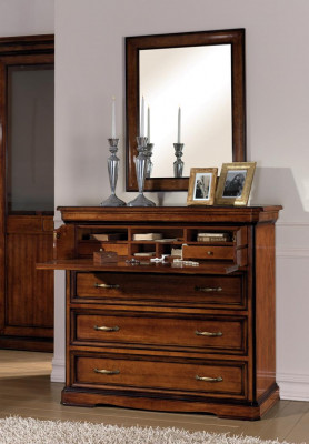 Buffet en bois avec tiroir, commode avec 3 tiroirs et armoires buffets