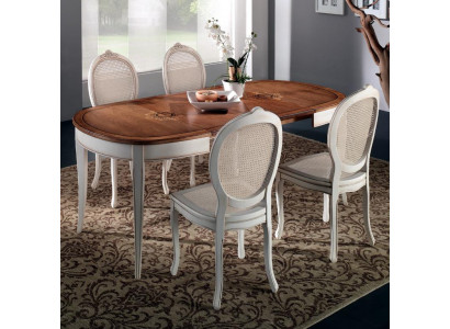 Table à manger Style antique Tables en bois massif Tables de salle à manger italiennes Table en bois Meubles