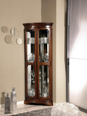 Vitrine d'angle Commode Vitrines Commodes Armoires Armoire de designer Baroque Rococo