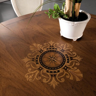 Table à manger Style antique Tables en bois massif Tables de salle à manger italiennes Table en bois Meubles