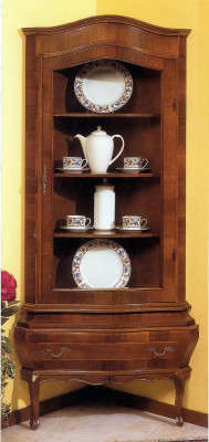 Vitrine d'angle Armoire classique Vitrines Salon Armoires Buffet