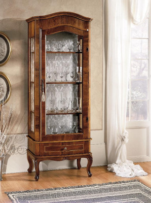 Vitrine Armoire Vitrines Meuble de salon Armoires Bahut Meubles italiens Bois