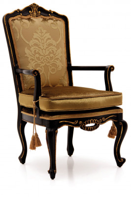 Chaises Salon Salle à manger Fauteuil Chaise rembourrée Accoudoir Trône Fauteuil Chaise