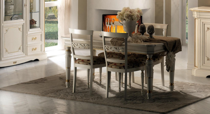 Chaises modernes de salle à manger Groupe Fauteuil de suite Chaise Accoudoir 4x Chaises neuves