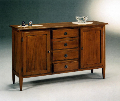 Commodes Buffet Étagère Armoire Étagères Meubles en bois massif d'Italie Armoires