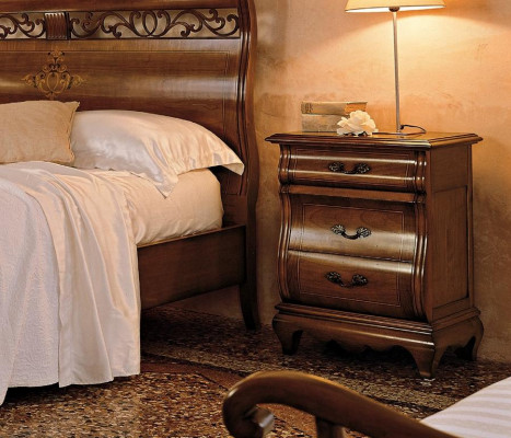 Table de chevet Mobilier Italie Table d'appoint Armoires Chambre Table de chevet Armoires de chambre Armoire