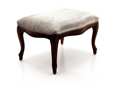 Siège ottoman Chaise rembourrée Pufa Bleu nouveau Design Tabouret rembourré Repose-pieds