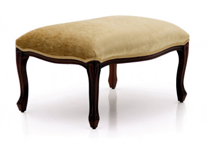Bancs de vie en textile beige Design Tabouret Tabouret rembourré Étagère pour les pieds Meubles