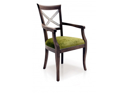 Rembourrage Chaises 1x Fauteuil Salon Salle à manger Chaise Designer Textile Fauteuil de luxe