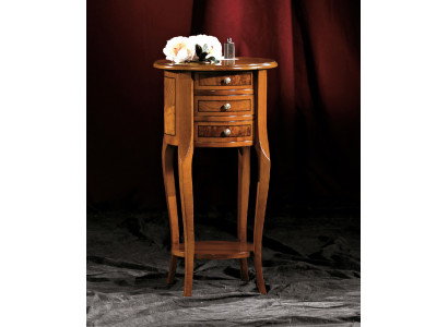 Table d'appoint Table basse ovale Commode Tables Console Design Table en bois nouveau
