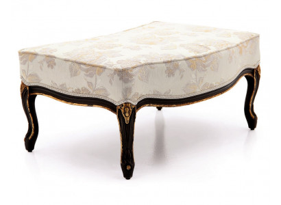 Conception Tabouret Repose-pieds Siège Tabouret Rembourrage Siège Textile Bois Style