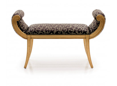 Tabouret Tabouret rembourré Étagère pour les pieds Meubles Vivants Bancs Siège Textile Classique