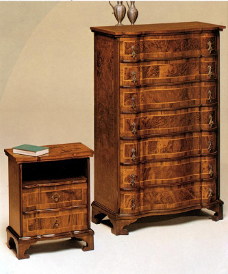 Tables de chevet Baroque Rococo Table de chevet Consoles Table d'appoint nouvelle NachtConsoles