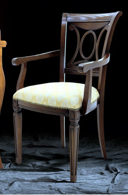Conception chaise en bois massif accoudoir chaise fauteuil de salle à manger salon bureau
