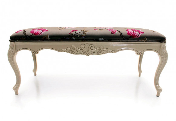Tabouret Canapé Pouf Tapisserie Tabouret d'appoint Repose-pieds Repose-pieds Ottomane Tabouret Siège Artdéco neuf