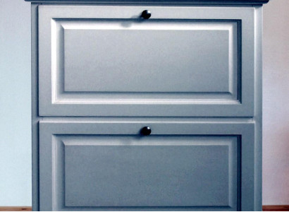 Armoire à chaussures Commode en bois Meuble massif Etagère à chaussures Etagère Meuble italien