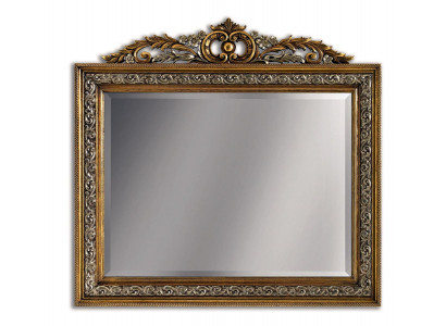 Miroir mural classique de concepteur Miroir carré Baroque Or Modèle BV1579O