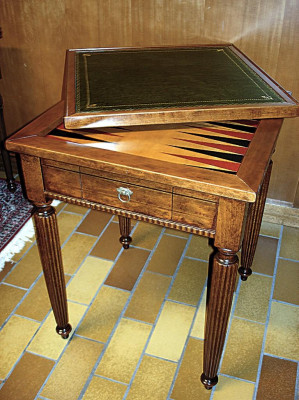 Table d'échecs avec études miniatures de meubles de jeux de table de jeu de table de jeu d'échecs
