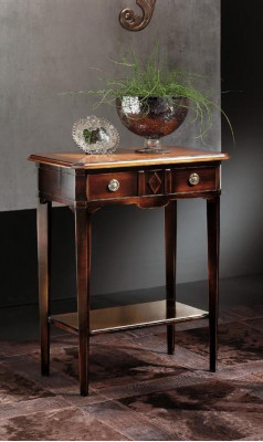 Tables Console Table Consoles Mobilier Console en bois Téléphone Side Italien