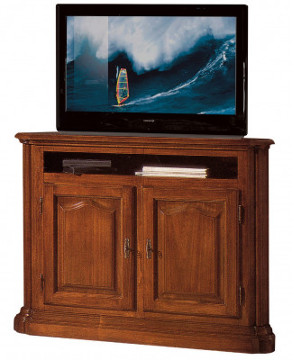 meuble TV Meuble télé Salon Design Étagère Marron Bois Étagères Lowboard Italie neuf