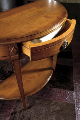 Table de console Consoles Tables Mobilier Console en bois Téléphone Side italien