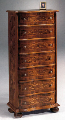 Meubles de style italien en bois de luxe Marron Commode de style baroque antique Style neuf