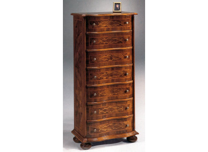 Meubles de style italien en bois de luxe Marron Commode de style baroque antique Style neuf