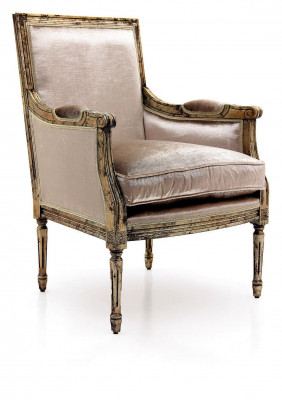 Rembourrage Télévision Textile Bois 1 Place Design Salon Club Relax Fauteuil Accoudoir Chaise